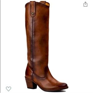 Jackie Button Frye Boots